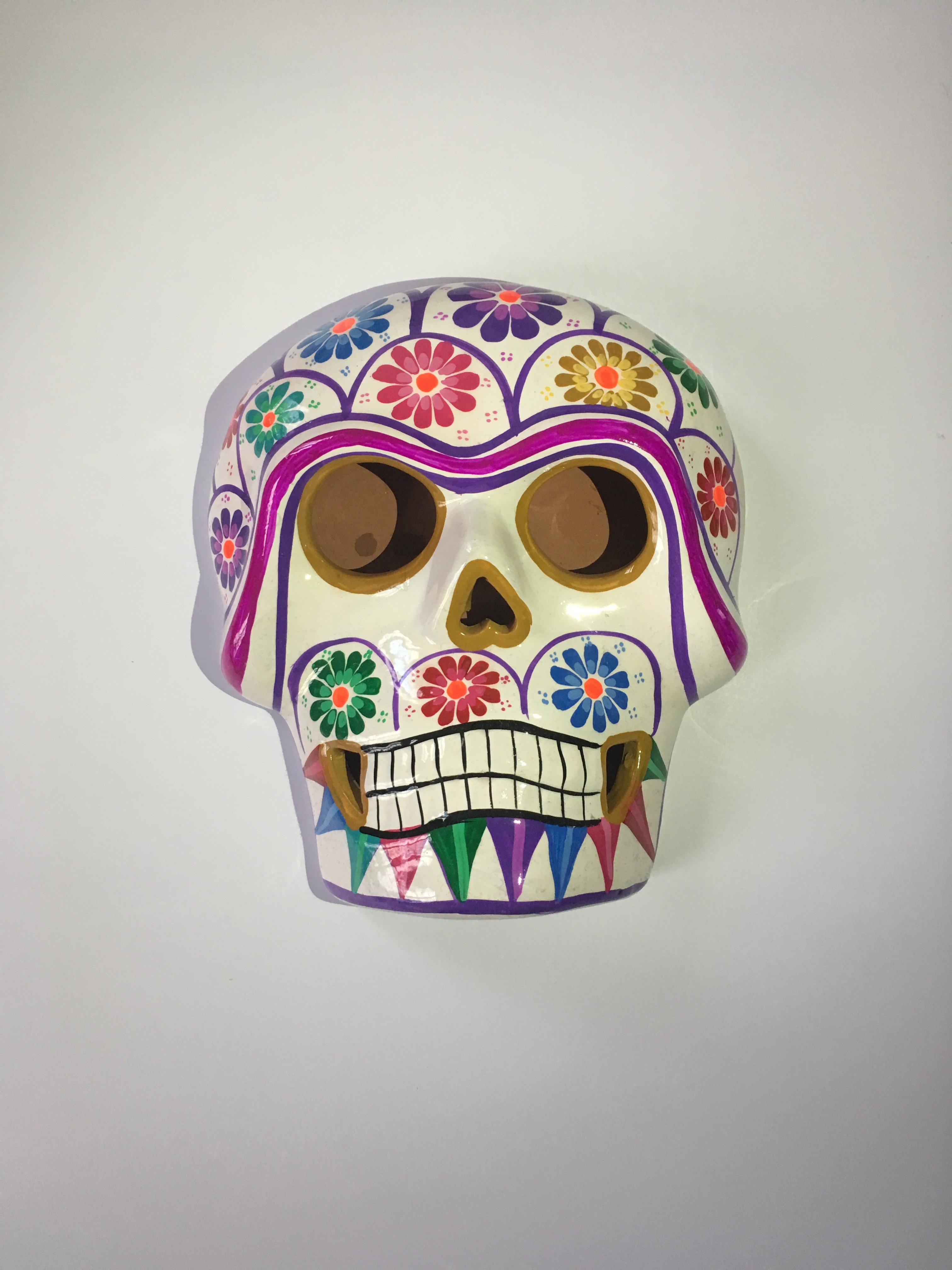 Tête de mort murale  tête de mort mexicaine
